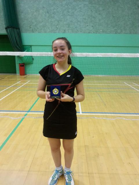 Jess Bateman U14 Kent Open Champion